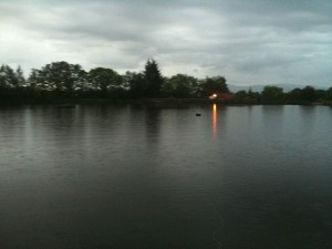 itrained and then it rained- Swanswater in the gloom