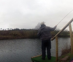 He shoots Casting over the bottom end of Orchill