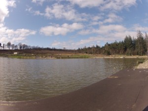 Looking down the Loch at Glensherup