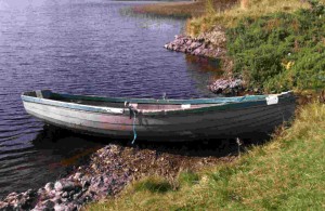 High and Dry The boat was grounded