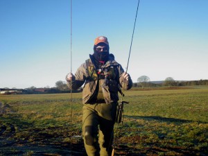 Togged up for winter fishing