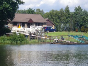 Fish being delivered