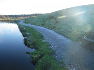 Firm grippy pathways right round Burnhouse now