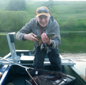 Kenny holds theBrown Trout