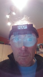 Head mounted magnifier