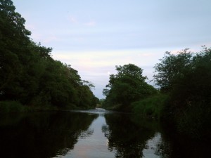 Moon rise on the River Carron