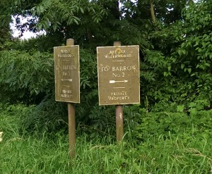 Signs at the Bristol Barrows
