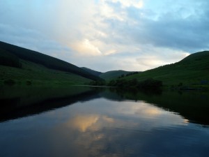 Glensherup at sundown