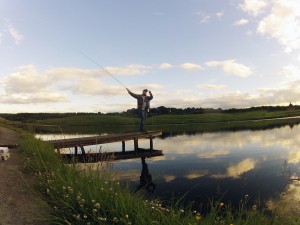 Casting the fly line