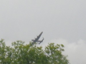 The Lnacaster bomber that made a strafing run over us as I pulled onto the motorway