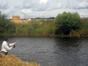 Angler spey casting