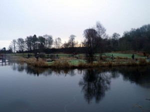 A cold looking fishery early on in the session