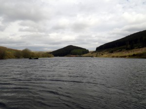 Looking down the Loch at Glensherup