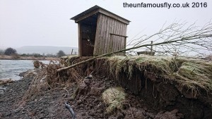 Hut damage
