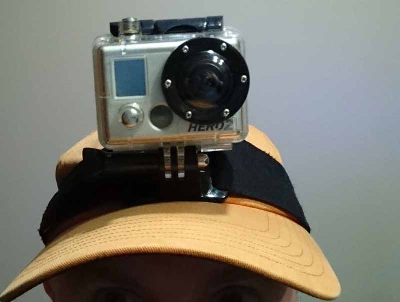 Filming fishing