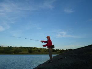 Casting over the Reservoir