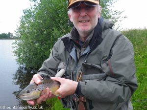 Brown Trout caught on a nymph