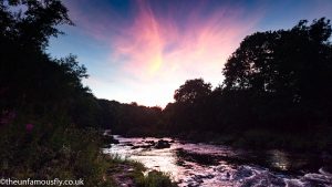 Sunset at Larbert on the Carron