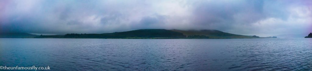 Carron Valley in the rain