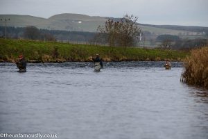 Busy spot on the River Annan