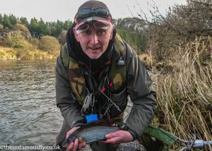 Kenny with a Nith Grayling