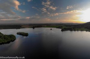 Around sunset on Lake of Menteith
