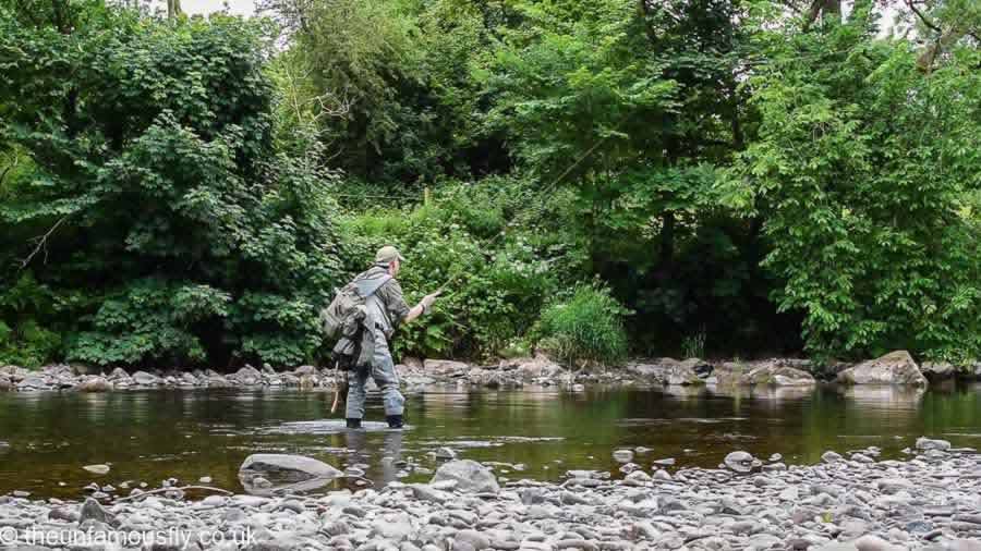 Challenging Fishing on the Usk