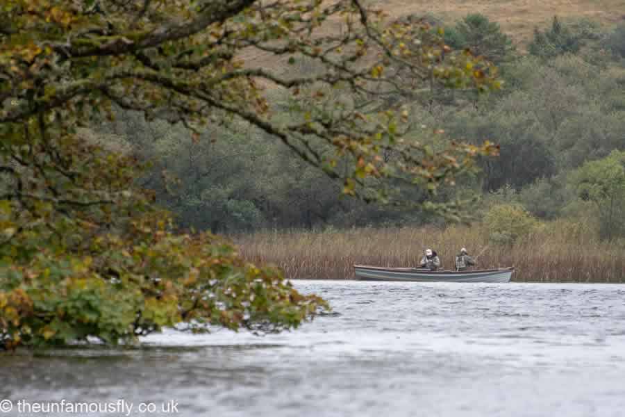 Boat fishing Loch Lossit