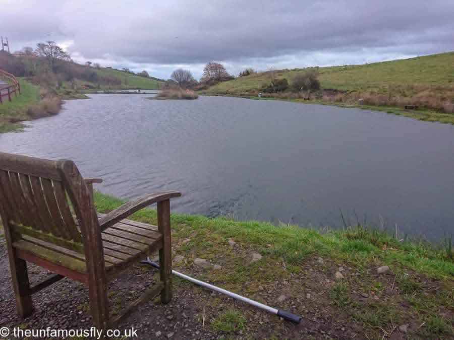 A bit dreich at Cloybank Trout Fishery