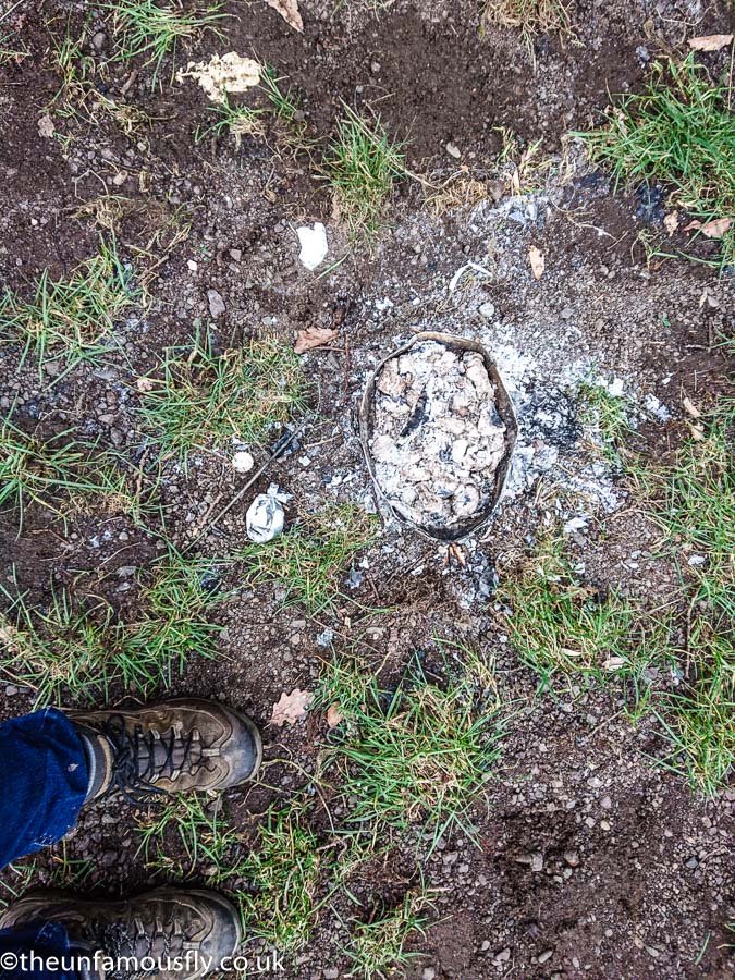 BBQ that had just been used