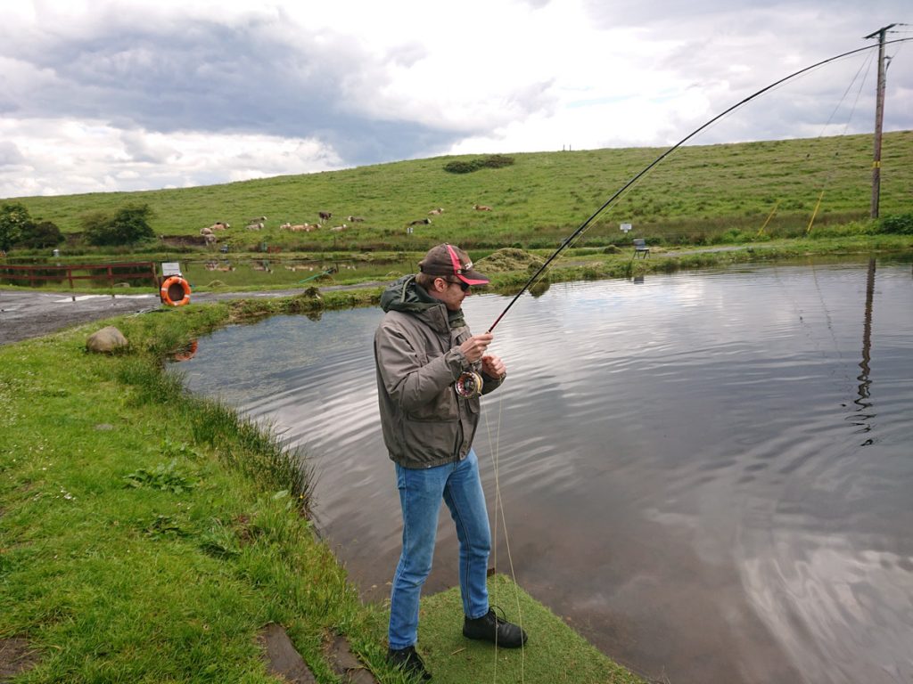 James catching a rainbow