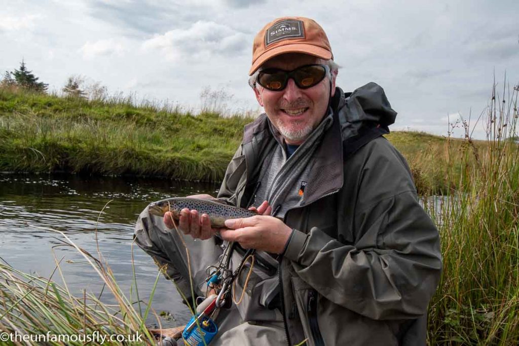 A Burn Brown Trout Specimen