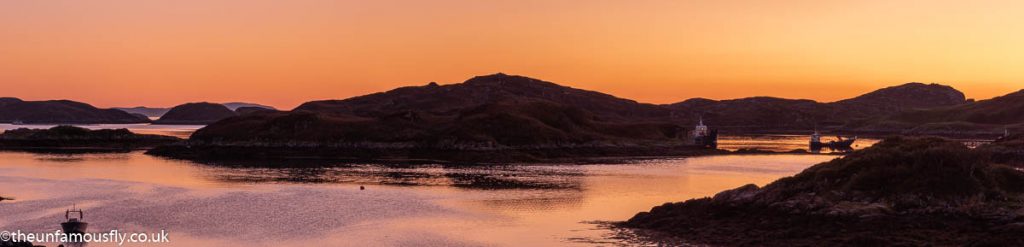 Badcall Bay sunset