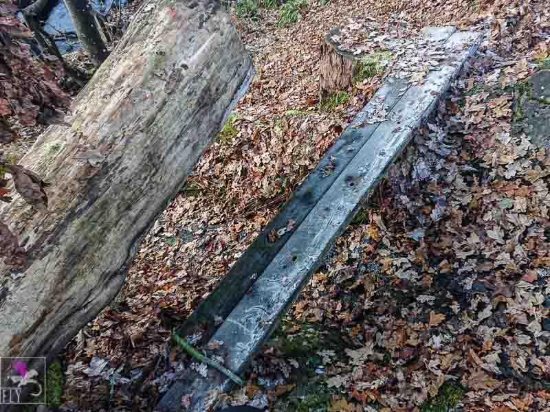 Crossing over the culvert