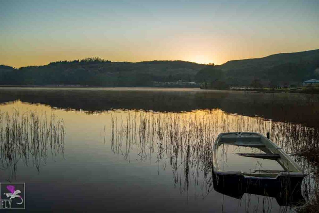 Loch Ard, last sunset of 2019