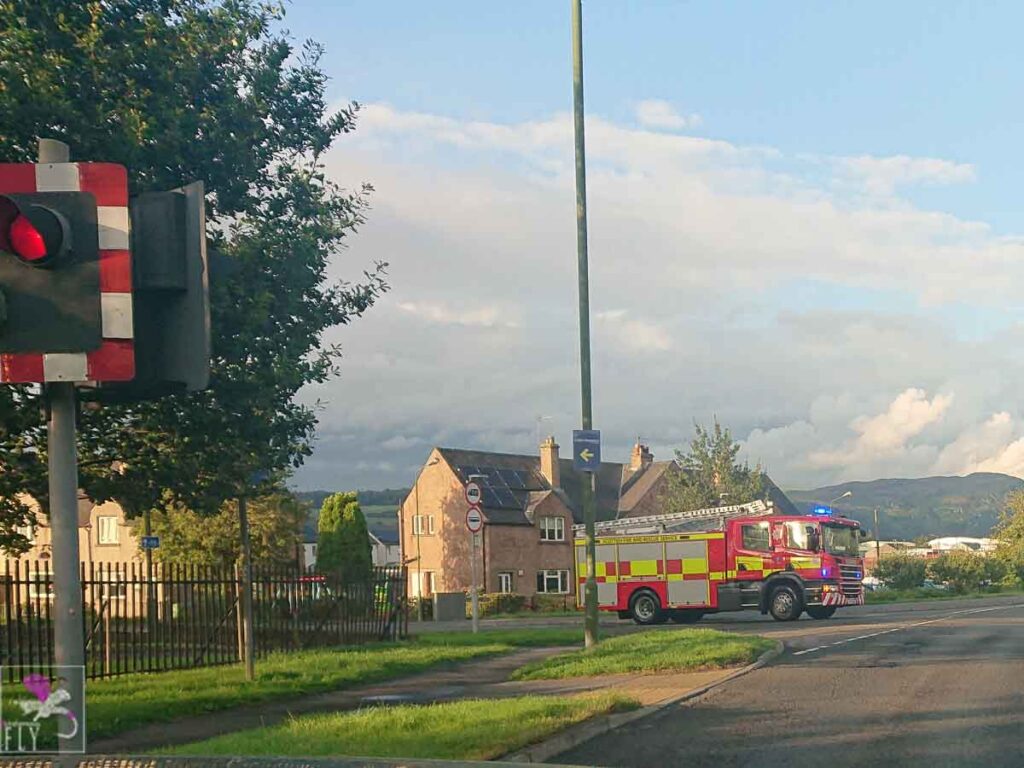Red light at the fire station