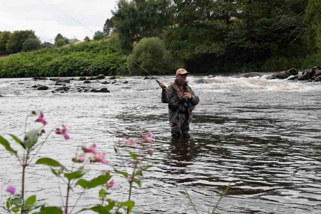 Having tried upstream dry fly I also tried downstream 