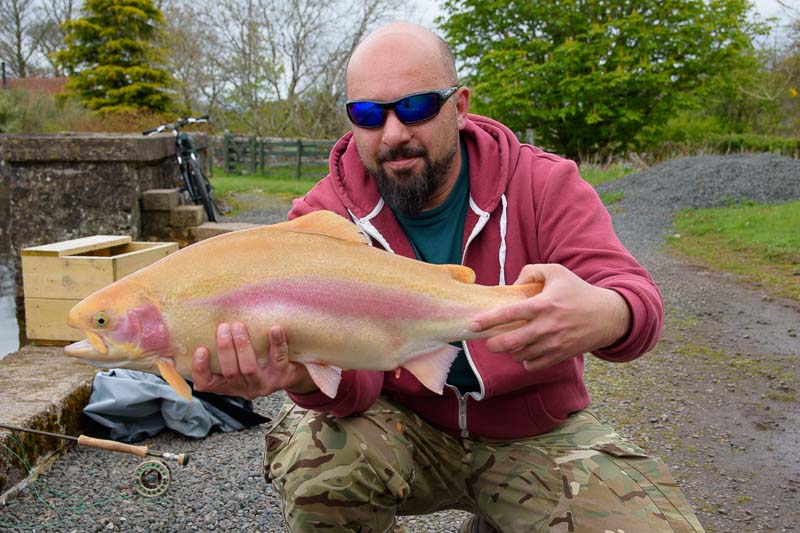Radek and a Golden trout