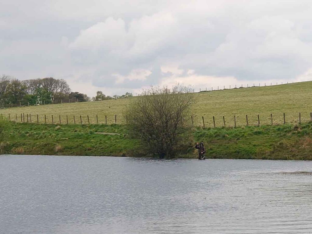 Catching a fish